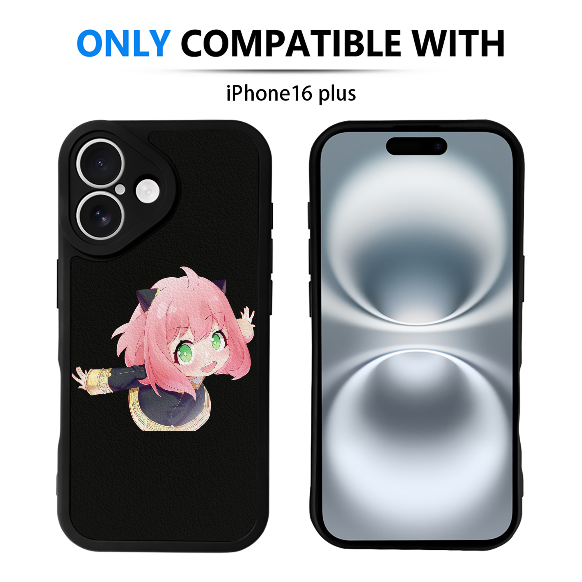 （画像用） SPY×FAMILY间谍家家酒 【iPhone 16シリーズ対応】シリコンスマホケース（レザー調） 材質：シリコン
